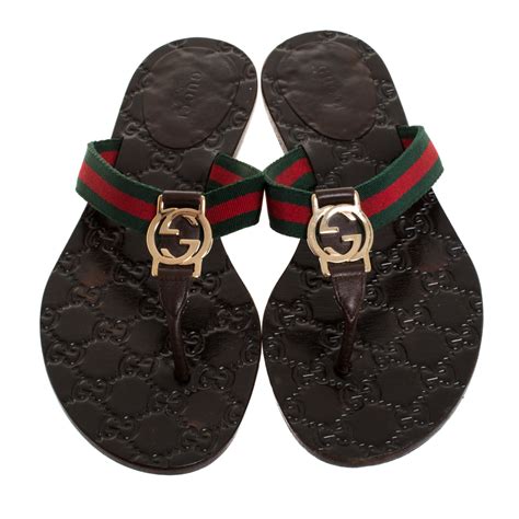 cheap gucci thong slippers|gucci ladies slides.